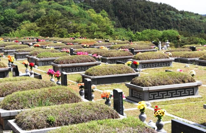 진주내동공원묘원 사진