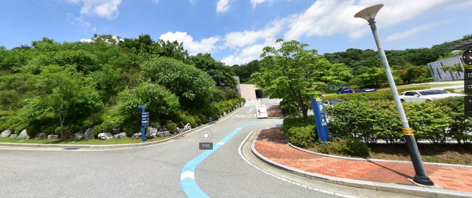 은하수공원 달님의집(봉안담) 시설 사진